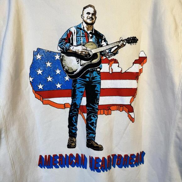 Zach Bryan American Heartbreak Sweatshirt XXL 2xl Crewneck Country Music - Picture 5 of 9